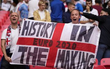 Aficionados se la selecci¨®n de Inglaterra.