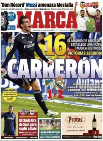 Portadas de la prensa deportiva