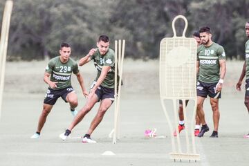 Atlético Nacional tuvo su primer entrenamientos antes de enfrentar a Millonarios en la Florida Cup. Los verdes trabajaron en el Omni Champions Gate.