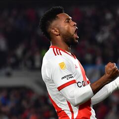 Borja, quinto colombiano con más goles en la historia de River