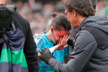 Guadalupe Porras protagonizó el gran susto en el inicio del choque entre el Betis y el Athletic de Bilbao.