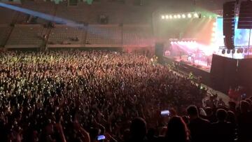 Love of Lesbian ofrece en el Palau el primer concierto con test de ant¨ªgenos y con mascarillas FFP2