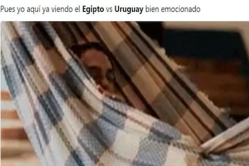 Los memes de la victoria de Uruguay sobre Egipto