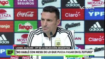 "No hablé con Messi sobre su futuro con Argentina"