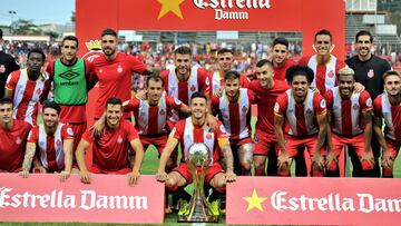 15/08/2017 - TROF. COSTA BRAVA / GIRONA FC vs MANCHESTER CITY / En Foto:  GIRONA FC GANADOR TROFEO COSTA BRAVA   / FOTO: CARLES MEL&Eacute;NDEZ &copy;