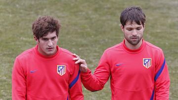 Koke y Diego en el Atlético.