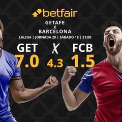 Getafe CF vs. FC Barcelona: horario, dónde ver, pronósticos y clasificación