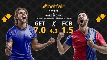 Getafe CF vs. FC Barcelona: horario, dónde ver, pronósticos y clasificación