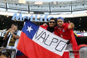 Color y belleza en la previa del Argentina-Chile por la final