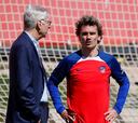 Wenger, presente en un entrenamiento del Atlético con probatura de Simeone