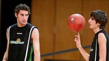 <b>AL ATAQUE. </b>Rudy Fernández y Ricky Rubio, listos para conquistar Turín.