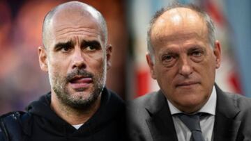 Guardiola a Tebas: "Que aprenda de la Premier"