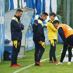 Hugo Rama es duda ante el Barça B y Pablo Vázquez, entre algodones