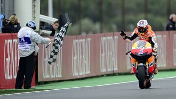 Casey Stoner en Valencia 2012.