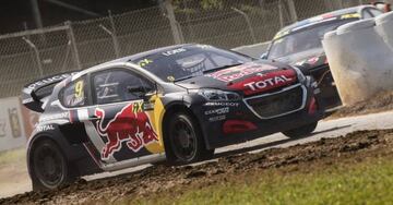 El Peugeot 208 WRX de Sébastien Loeb en el Mundial de Rallycross.