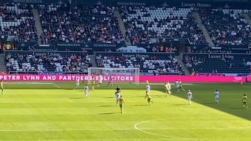 Vigouroux genera euforia en los hinchas con sus tapadas en Inglaterra: ¡Volada espectacular!