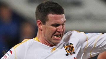 Anthony Gerrard, en un partido con el Hull en diciembre de 2010.