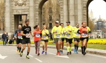 Las imágenes de la Media Maratón por las calles de Madrid