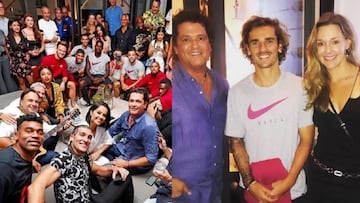 Carlos Vives y Chocquibtown compartieron en Miami con jugadores del Barcelona.