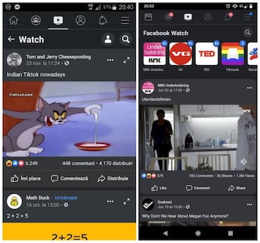 Facebook empieza a desplegar su modo noche en smartphones