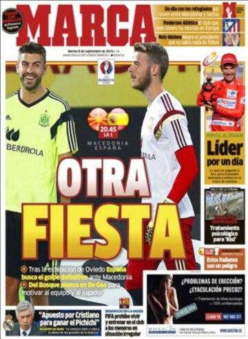 Portadas de la prensa deportiva