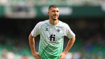 Guido, en un calentamiento.