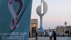 Doha, la capital de Qatar, y una de las ciudades que albergarán el Mundial 2022.