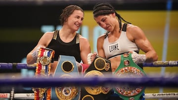 Katie Taylor y Miriam Guti&eacute;rrez.