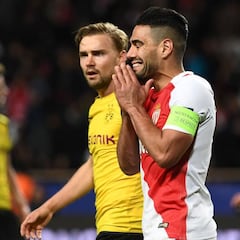 Aferrados al recuerdo, Falcao y Mónaco visitan al Dortmund