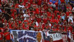 Color y belleza en la previa del duelo Argentina-Chile