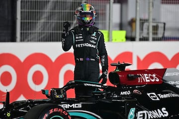 Las mejores imágenes de la pole de Hamilton en Qatar