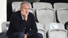 FILE - Chelsea soccer club owner Roman Abramovich attends the UEFA Women&#039;s Champions League final soccer match in Gothenburg, Sweden on Sunday, May 16, 2021. Abramovich, a former Russian provincial governor and Vladimir Putin ally who became a steel 