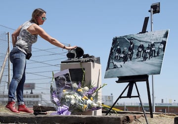 Homenaje a Ángel Nieto en el Circuito del Jarama en Madrid.