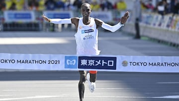 Kipchoge y Kosgei ganan el Maratón de Tokio en su debut