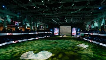 El SoFi Center de Florida, antes del inicio de TGL.