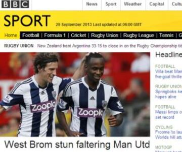 Portadas de la prensa extranjera