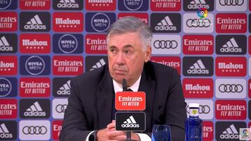 Ancelotti: "Courtois es el mejor portero del mundo ahora mismo"