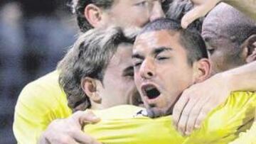 <b>PROTAGONISTA. </b>Guayre marcó el gol de la victoria contra el Lille en la Champions y esta noche tendrá la recompensa de ser titular contra al Real Sociedad.