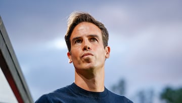 Iñigo Pérez, durante el partido contra el Getafe.