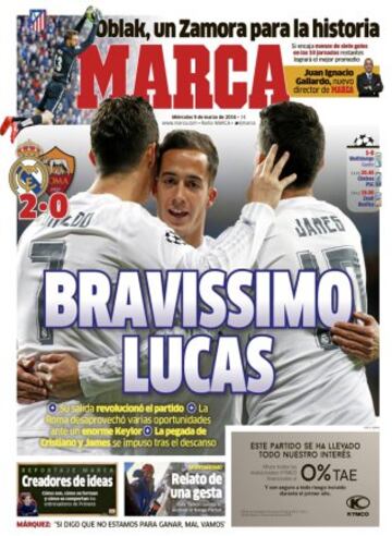 Portadas de la prensa mundial