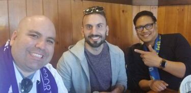 Hermanamiento de peñas madridistas en San Francisco