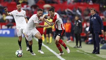 1x1 del Sevilla: Layún poco a poco mejora su rendimiento