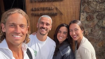 The two Atlético de Madrid players escaped with their respective partners to the Etxebarri restaurant, where they drank a Henri Jayer wine.