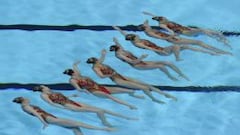 Colombia, quinta en nado sincronizado dueto final libre