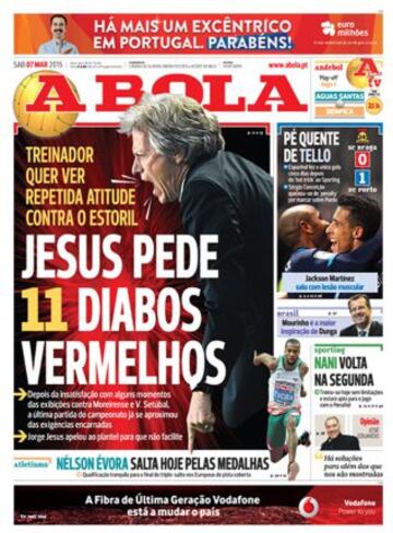 Portadas de la prensa deportiva