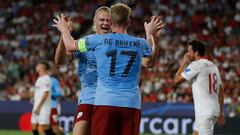 Manchester City's Kevin De Bruyne talked about his connection with teammate Erling Haaland when he was asked if it was "love at first sight".
