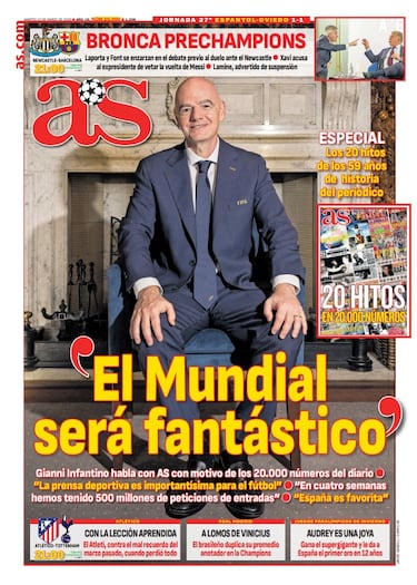 Las portadas de AS de marzo