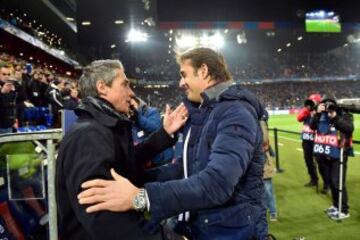 Paulo Sousa y Julen Lopetegui.