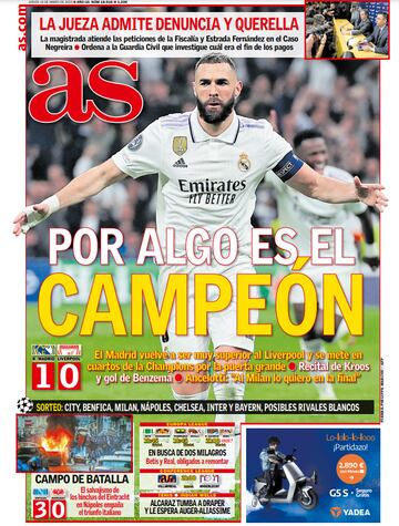 Las portadas de AS de marzo