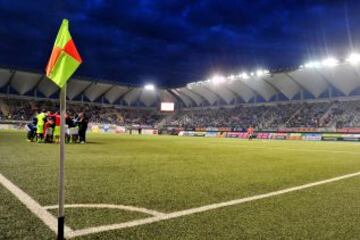 Vista panorámica del estadio Bicentenario de La Florida